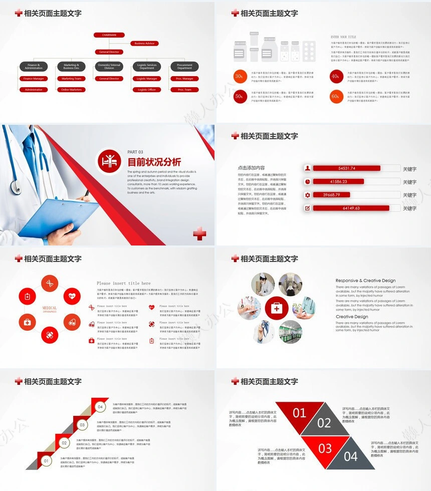120急救医疗救护系统专用PPT模版