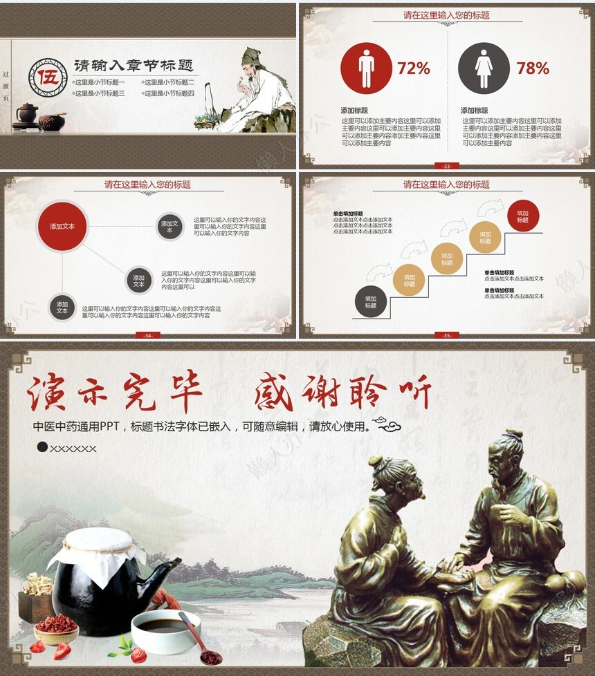 中医中药通用PPT