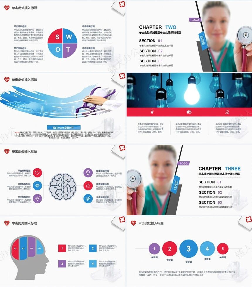 医学英文PPT模板