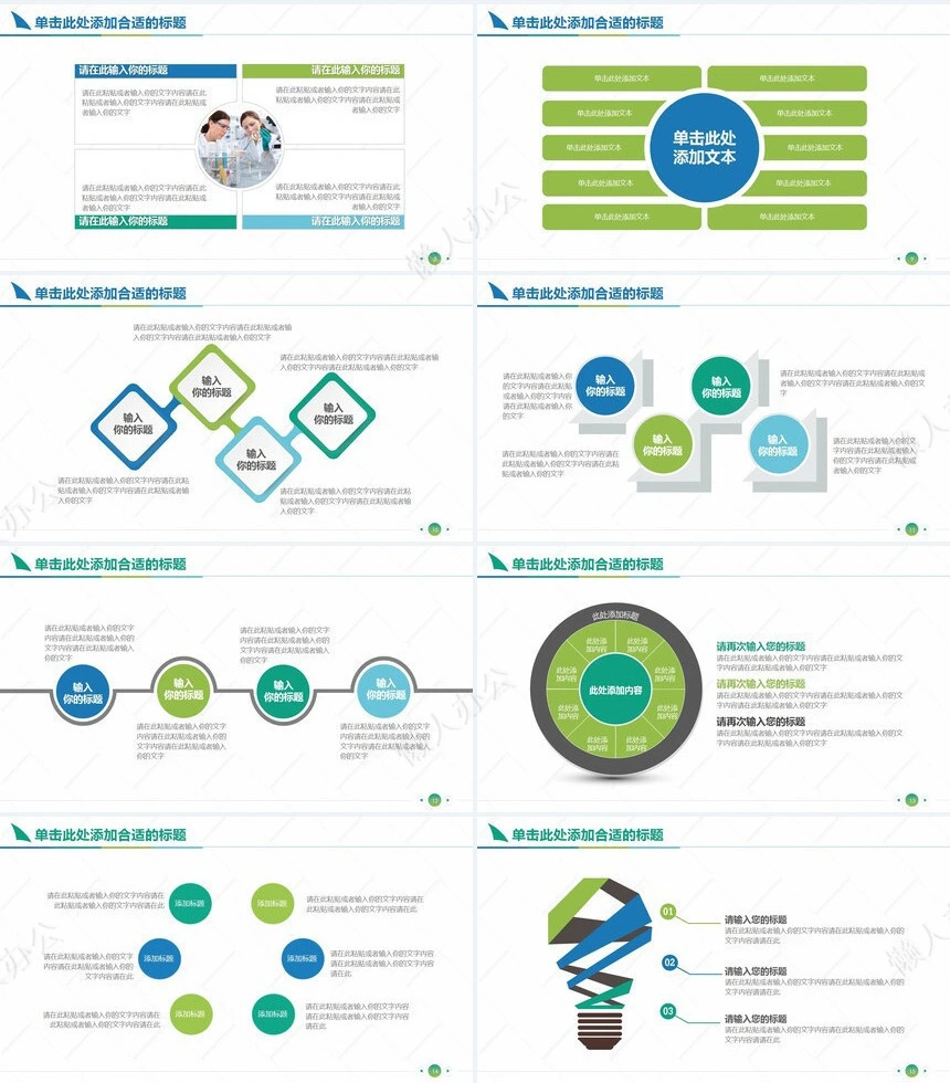 医疗医学学术汇报PPT模板