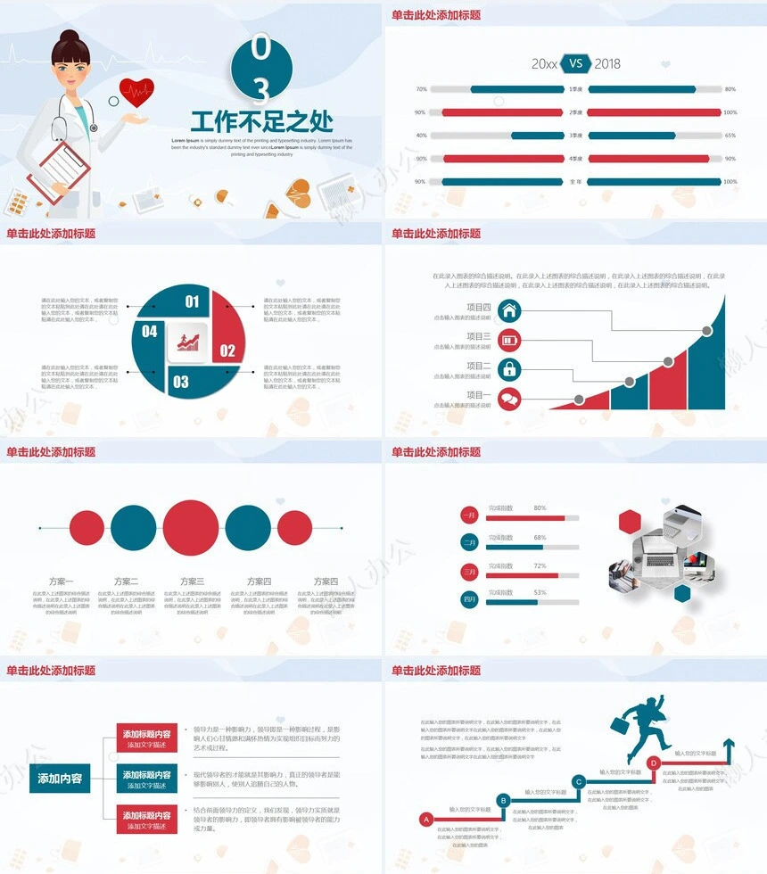 医疗医学通用PPT模版
