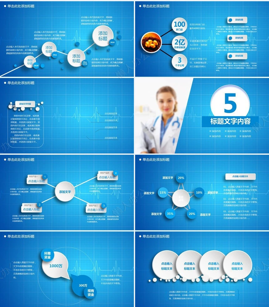 医疗报告PPT模板