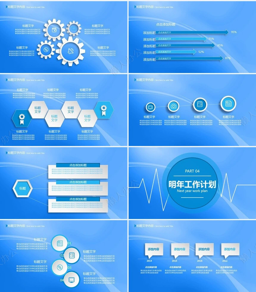 医疗汇报医学演示文稿通用PPT模版