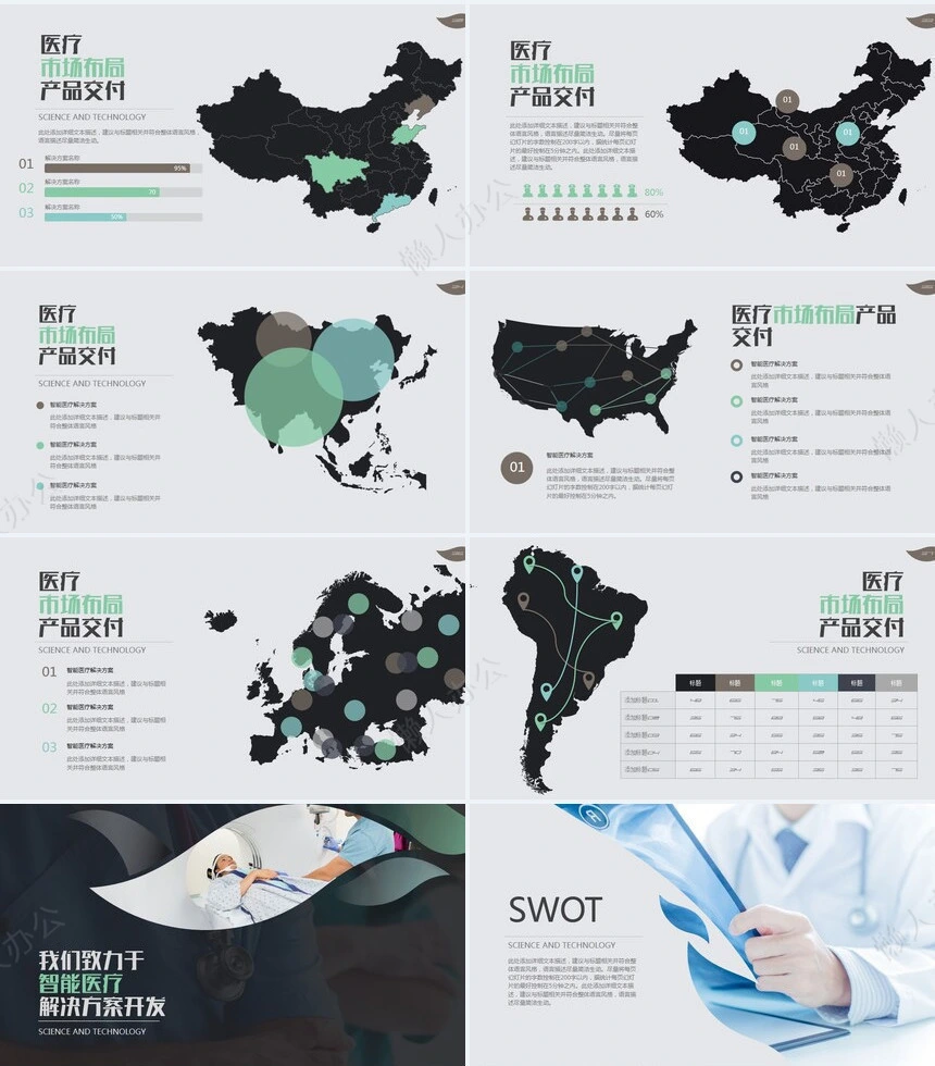 智能医疗PPT模板