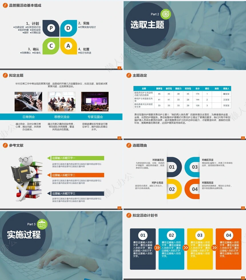 某某品管圈(QCC)活动成果报告通用PPT模板