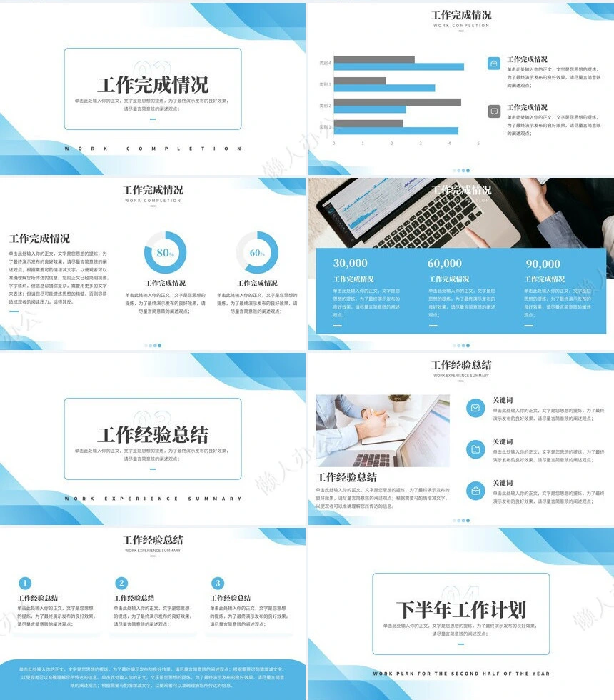 年中总结汇报模板