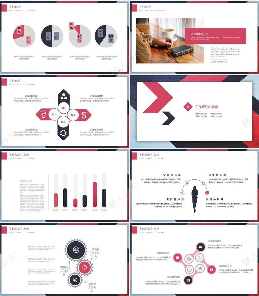 述职报告工作总结PPT模板(2)